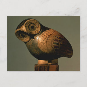 Carte Postale Vase sous forme de hibou, Proto-Corinthien