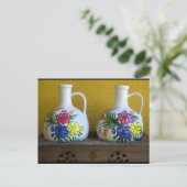 Carte Postale Vases Décoratifs (Debout devant)
