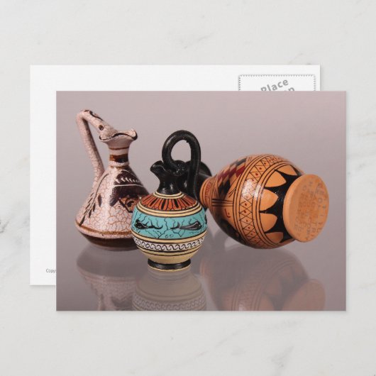 Carte postale Vases grecques 2 (Devant / Derrière)