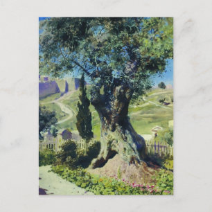 Carte Postale Vasily Polenov - Un olivier dans le jardin