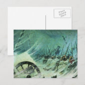 Carte Postale Vasily Vereshchagin - Bivouac de nuit de la Grande (Devant / Derrière)