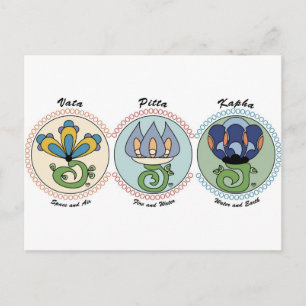 Carte Postale Vata-Pitta-Kapha