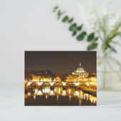 Carte Postale Vatican, Rome, Italie la nuit (Debout devant)