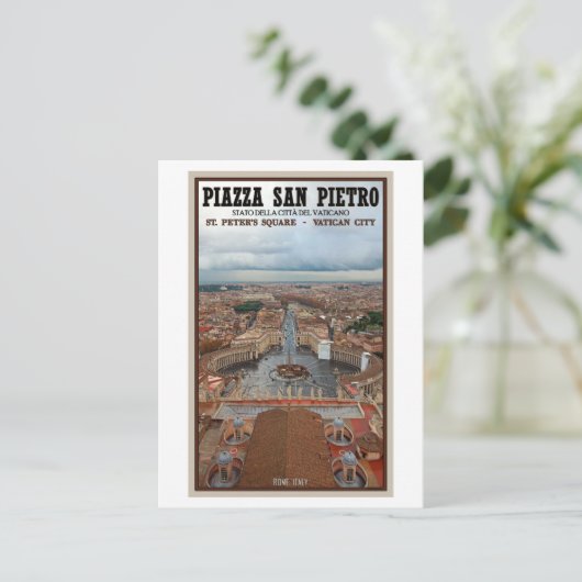 Carte Postale Vatican - St Peters Vue Carré (Debout devant)