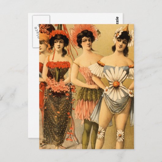 Carte Postale Vaudeville raffiné (Devant / Derrière)