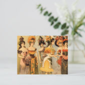 Carte Postale Vaudeville raffinée (Debout devant)