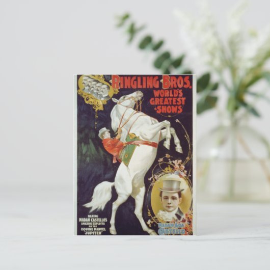 Carte Postale Vaudeville, spectacles de cirque (Debout devant)