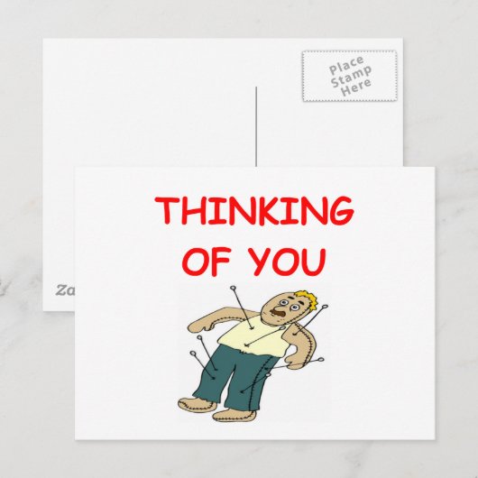 Carte Postale vaudou (Devant / Derrière)