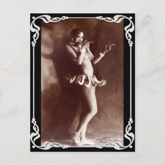 Carte Postale Vaudville Vintage Banana Postcard