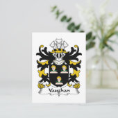 Carte Postale Vaughan Family Crest (Debout devant)