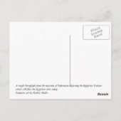 Carte Postale Vautour (Dos)