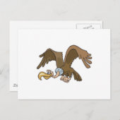 Carte Postale vautour drôle (Devant / Derrière)