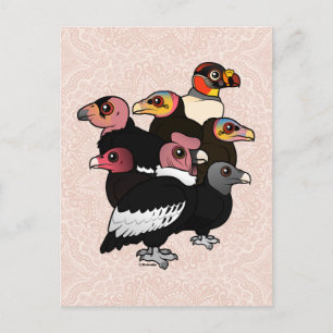 Carte Postale Vautours du Nouveau Monde