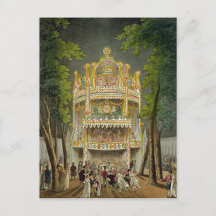 Carte Postale Vauxhall gardens, 1808