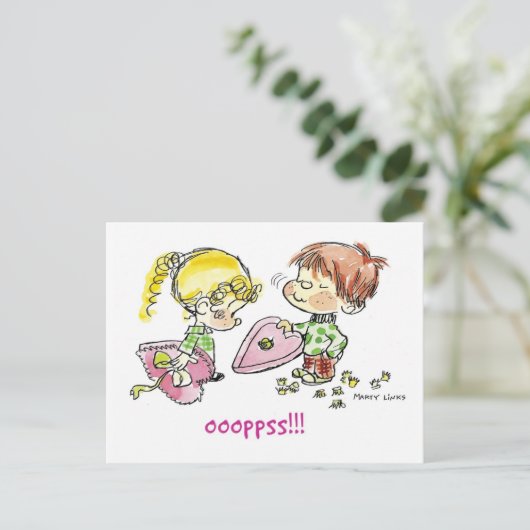 Carte Postale VDA-003 Chocolats (Debout devant)