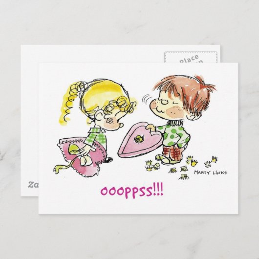 Carte Postale VDA-003 Chocolats (Devant / Derrière)