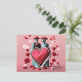 Carte postale Vday (Debout devant)