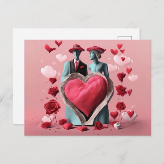 Carte postale Vday (Devant / Derrière)