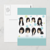 Carte Postale vectorvaco_09102001_hair_style (Devant / Derrière)
