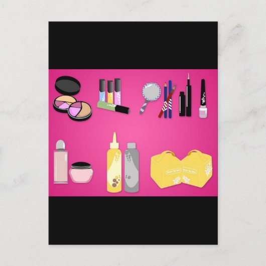 Carte Postale vectorvaco_makeup_set_09102801_large (Devant)