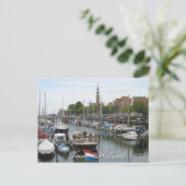 Carte postale Veere old Harbour Zeeland Holland (Debout devant)