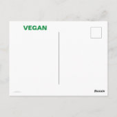 CARTE POSTALE VEGAN (Dos)