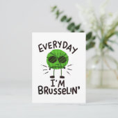 Carte Postale Vegan Brussels Sprouts (Debout devant)