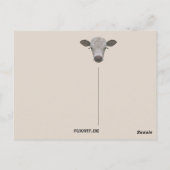 CARTE POSTALE VEGAN - C05 (Dos)