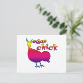 Carte Postale Vegan Chick (Debout devant)