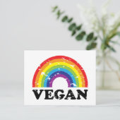 Carte Postale Vegan Rainbow (Debout devant)