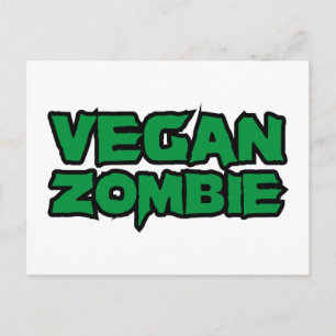 Carte Postale Vegan Zombies
