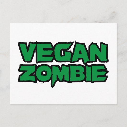 Carte Postale Vegan Zombies (Devant)