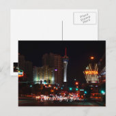 Carte Postale Vegas Paradise Road (Devant / Derrière)