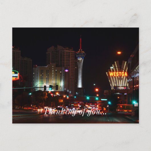 Carte Postale Vegas Paradise Road (Devant)