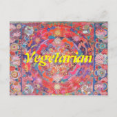 Carte Postale Végétarien (Devant)