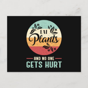 Carte Postale Végétarien Végétarien Rétro Veganisme Drôle Cadeau