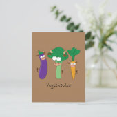 Carte Postale Végétaux amusants Cute Cartoon Enfants (Debout devant)