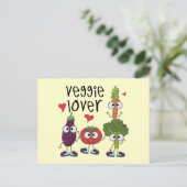 Carte Postale Veggie Lover (Debout devant)