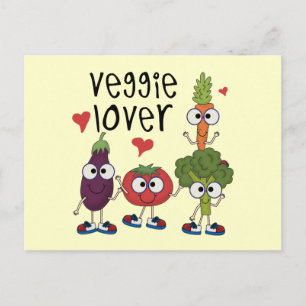 Carte Postale Veggie Lover