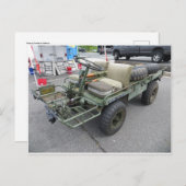 Carte Postale Véhicule de l'armée (Devant / Derrière)