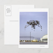 Carte Postale Véhicule de recherche sur l'atterrissage lunaire e (Devant / Derrière)