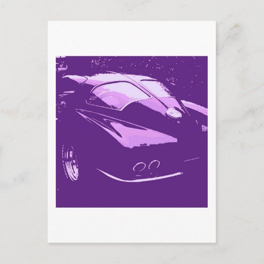 Carte Postale Véhicules classiques de fenêtre fractionnée (Devant)