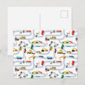 Carte Postale Véhicules de transport Voitures & Camions Circulat (Devant / Derrière)