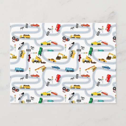 Carte Postale Véhicules de transport Voitures & Camions Circulat (Devant)