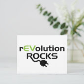 Carte Postale Véhicules électriques Rocks - EV (Debout devant)