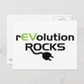 Carte Postale Véhicules électriques Rocks - EV (Devant / Derrière)