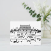 Carte Postale Véhicules sur route par pagode (Debout devant)