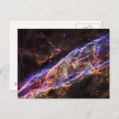 Carte Postale Veil Nebula Supernova Restant (Devant / Derrière)