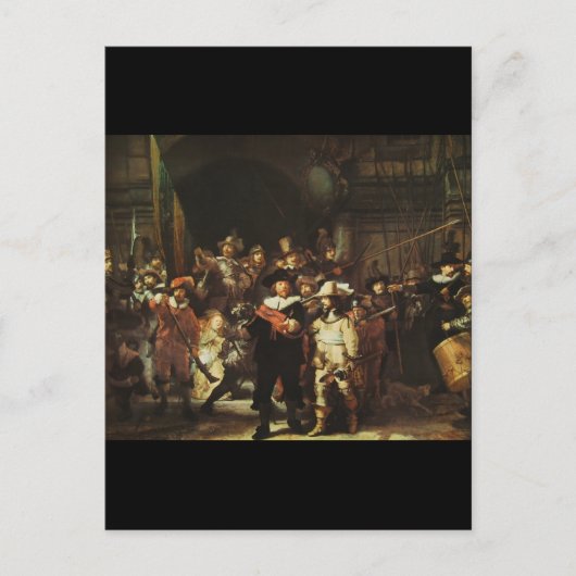 Carte Postale Veille nocturne (Devant)