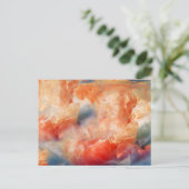 Carte Postale Veines de marbre liquide en feu (Debout devant)